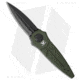 Paragon Warlock Enchanter Folding Knife, 3.875in, CPM S30V, Dagger Blade, Aluminum OD Green Handle, Cross Black, Black/OD Green, 9.375in, BHQ-34472