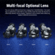PARD Optics SA62 Thermal Imaging 1-4x35mm Rifle Scope w/LRF, OLED, 640x480, 50Hz, Black, SA62-35 w/LRF