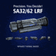 PARD Optics SA62 Thermal Imaging 1-4x35mm Rifle Scope w/LRF, OLED, 640x480, 50Hz, Black, SA62-35 w/LRF