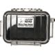 Pelican 1010 Micro Water/Crushproof Dry Box, 5.43x4.06x2.12in - Clear Black w/Carabiner