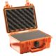 Pelican 1120 Small Waterproof 7.46x4.96x3.33in Carry Case, Orange w/ Foam