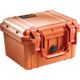 Pelican 1300 Small Protector Waterproof Case, Orange, No Foam, 1300-001-150