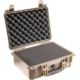 Pelican 1450 Protector Waterproof Crushproof Medium Case, Desert Tan w/Foam