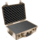 Pelican 1500 Medium Crushproof Dry Case, 18.5x14x7in, Desert Tan w/ Liner and Foam