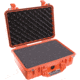 Pelican 1500 Medium Crushproof Dry Case, 18.5x14x7in, Orange w/ Liner and Foam