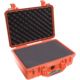 Pelican 1500 Medium Crushproof Dry Case, 18.5x14x7in, Orange w/ Liner and Foam