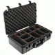 Pelican 1555 Air Protector Case, with 4 Piece Foam Set, Black, 015550-4000-000