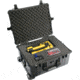 Pelican 1610 Waterproof 25x20x12in Transport Case, Black w/Wheels, Foam