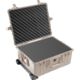 Pelican 1610 Waterproof 25x20x12in Transport Case, Desert Tan w/Wheels, Foam