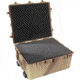 Pelican 1690 Transport Wheeled Crushproof Dry Box w/Foam, Desert Tan