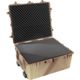 Pelican 1690 Transport Wheeled Crushproof Dry Box w/Foam, Desert Tan