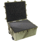 Pelican 1690 Transport Wheeled Crushproof Dry Box w/Foam, OD Green