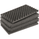 Pelican 4 Piece Replacement Foam Set for 1555 Case, Black, 015550-4000-000