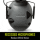 PELTOR RangeGuard Electronic Folding Ear Muff, Gray/Black, RG-OTH-4