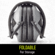 PELTOR RangeGuard Electronic Folding Ear Muff, Gray/Black, RG-OTH-4