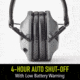 PELTOR RangeGuard Electronic Folding Ear Muff, Gray/Black, RG-OTH-4