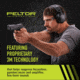 PELTOR Sport Tactical 500 Electronic Hearing Protection Ear Muffs. 26dB NRR, Bluetooth, Black, TAC500-NS-8