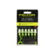 PELTOR Sport Tri-Flange Corded Reusable Earplugs Neon Yellow 3 pair/pk, 97317-7DC