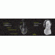Peltor Tactical 100 Electronic Hearing Protector Earmuffs, 22dB, Black TAC100-OTH