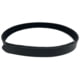 Perfect Fit 1.5in Finest Leather Belt w/ Full Velcro, Plain, Black, Large, 4999-LG
