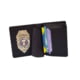 Perfect Fit Duty Leather Book Style Case w/ Double ID &amp; CC Slots - 3.50in x4.13in, 1019