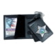 Perfect Fit Four in One Dress Leather Badge &amp; ID Case w/ chain - 3.25in x5.00in, 1005-F