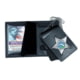 Perfect Fit Four in One Dress Leather Badge &amp; ID Case w/ Chain - 3.50in x5.50in, 1004-F