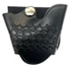 Perfect Fit Quick Release ASP Handcuff Case, Basket Weave, Black Snap, QRC-O-BW