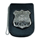Recessed Badge &amp; ID Neck Holder w/ Chain - 3.00''x4.50''