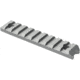 Phase 5 Weapon Systems Inc M-LOK Picatinny Rail Section, 9 Slot, Satin Mag, MLOKPIC9-MG