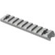 Phase 5 Weapon Systems Inc M-LOK Picatinny Rail Section, 9 Slot, Satin Mag, MLOKPIC9-MG