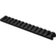 Phase 5 Weapon Systems Inc Mlok Picatinny Rail, 13 Slot, 5.75in, Black, Small, MLOKPIC13-BLK