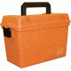 Plano Deep Dry Storage Box with Tray, Orange, Medium, 161250