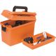 Plano Extra Large Dry Storage Box with Tray, Orange, Extra -Large, 181250