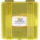 Plano 100 Count Handgun Ammo Case w/Hin ged Cover - 5.9in , .41 Mag .44 Mag .45 long Colt - Dr. Gray &amp; trans Amber 1226-00