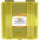Plano 100 Count Handgun Ammo Case w/Hin ged Cover - 5.9in , .41 Mag .44 Mag .45 long Colt - Dr. Gray &amp; trans Amber 1226-00