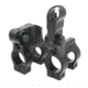 Precision Reflex .875 Diameter Flip-Up Front Sight Gas Block, .308, DPMS Elevation, Black, 03-0023D