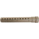 Precision Reflex Gen 3 14in Round Free Float Forearm w/ Holes, No Rails, Flat Dark Earth, 05-073-14THDE