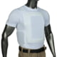 Premier Body Armor 360 Core Everyday Armor T-Shirt w/ 4 Level IIIA Panels, Crew Collar, White, Small, 360-EAT-White-S-4P
