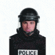 Premier Crown Corp Premier Crown - 900lt Liquitac Riot Helmet, Face Shield, Black, One Size, 9005LTU