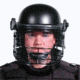 Premier Crown Corp Tacelite Tcm&amp;trade Full Coverage Riot Duty Helmet W/ Wire Face Guard, Black, Small, 2.5Ib, JCR100CS