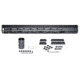 Presma AR-10 LR 308 Super Light M-LOK Series Free Float Handguards, 17in DPMS Low Profile, Black, M38M/L17