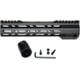 Presma AR-15 M-LOK Free Float Handguard, 10 in, Black, MMARE10