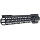 Presma AR-15 M-LOK Free Float Handguard, 15 in, Black, MMARE15