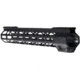 Presma AR-15 M-LOK Free Float Handguard, 15 in, Black, MMARE15