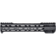 Presma AR-15 M-LOK Free Float Handguard w/Integrated Handstop, 12 in, Black, MMARE12
