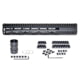 Presma AR-15 Super Light M-LOK Series Free Float Handguards, 13in, Black, MARM13