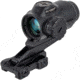 Primary Arms SLx 3x MicroPrism Red Dot Sight, 1/4 MOA, Prism Scope, Green Illuminated ACSS Raptor 5.56/.308 Yard, Black, 710037