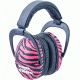 Pro-Ears Ultra Sleek Headset, Pink Zebra PE-US-PZ
