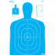 Pro-Shot B27 Silhouette Target-Pro Heavy Paper Targets, 23x35in, Blue/White, 5 Pack, B-27E-BLUE-5PK